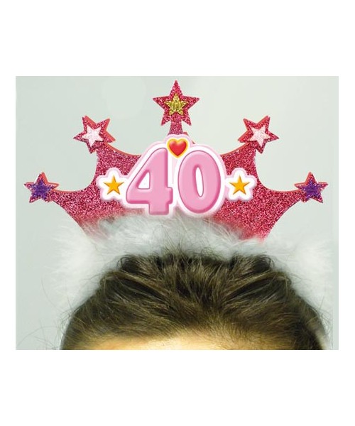 Cerchietto Glitter 40 Anni Divertifeste