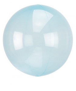 Pallone Clearz Crystal Azzurro 1 pz