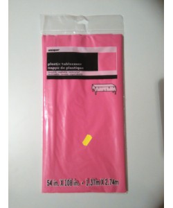 Tovaglia Plastica Hot Pink 1 pz 137 x 274 cm